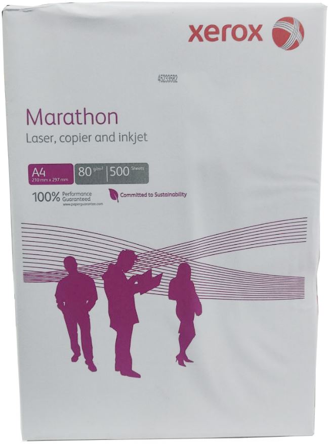 Папір для друку XEROX Marthon A4, 80 г/м2, 500 арк., білий